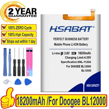 100% Оригинальный аккумулятор HSABAT 18200mAh для DOOGEE BL12000 BL12000 Pro