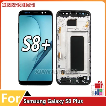 100% Протестированный Новый TFT Для Samsung Galaxy S8 Plus G955A G955U G955F ЖК-дисплей С Сенсорным Экраном, Дигитайзер, Замена Рамки