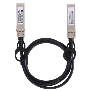10G SFP + Twinax Кабель прямого подключения Медный (DAC) 10GBASE SFP Пассивный кабель для SFP-H10GB-CU1M Ubiquiti D-Link (1 М)