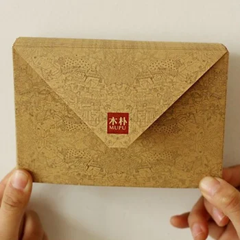 10шт Винтажных мини-конвертов из крафта для открыток для вечеринок, свадебных приглашений, поздравительных открыток, пустых подарков в обычном конверте.