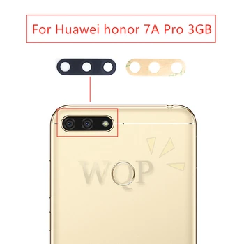 2 шт. для камеры Huawei Honor 7A Pro, стеклянная линза для задней камеры, стеклянная линза с клеем для Honor 7A Pro, запасные части для ремонта