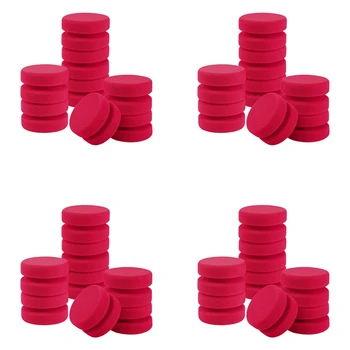 32 упаковки губчатого аппликатора для краски Подробнее Губчатая краска Круглый восковой аппликатор для блеска шин (красный)
