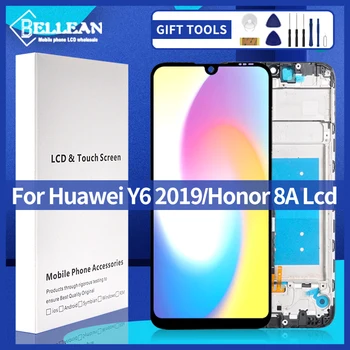 6,09 Дюймовый Экран Y6S 2019 Для Huawei Y6 2019 Сенсорный Жк-Дигитайзер Y6 Pro В Сборе Honor 8A Дисплей С Рамкой Бесплатная Доставка