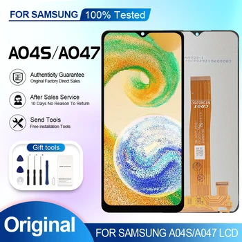 A047 Дисплей Для Samsung Galaxy A04S LCD С Сенсорной панелью Дигитайзер Экрана A047 A047F A047F /DS A047F /DSN В сборе