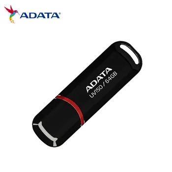 ADATA USB 3,2 AUV150 Мини-Накопитель 32 ГБ 64 ГБ 128 ГБ USB Флэш-Накопитель Memory Stick U Диск USB Ключ Флешка для Телефона Компьютер