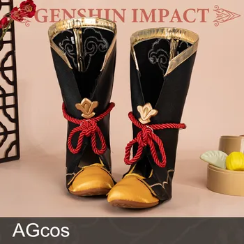 AGCOS Genshin Impact Xiangling Обувь для косплея