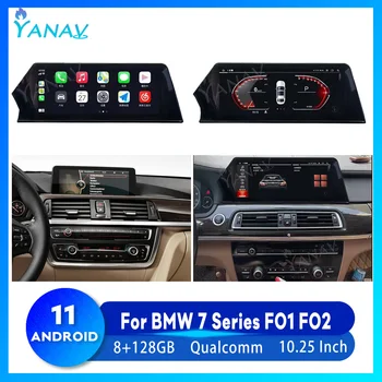 Android 11 Автомобильный Радиоприемник Для BMW 7 Серии F01 F02 Мультимедийный Плеер Авто Стерео GPS Навигация CCC CIC Беспроводной Блок Carplay 2Din