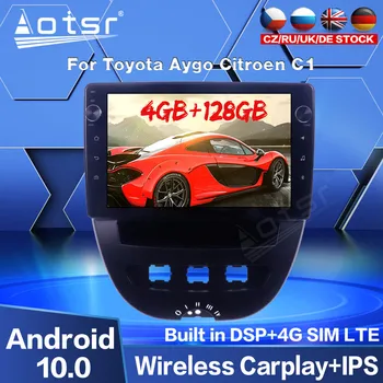 Android Для Peugeot 107 Для Toyota Aygo 2005-2014 Автомобильный Радио Видео Мультимедийный плеер Navi Стерео GPS Без 2Din DVD Головное устройство DPS
