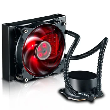 B120i CPU Water Cooler 120 мм Красный Светодиодный Бесшумный Вентилятор Для Intelo LGA 2011-v3 2011 1366 115X775 CPU Liquid cooling Cooler Master