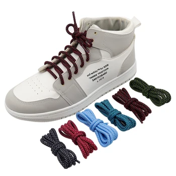 Coolstring Круглая лента 4,5 мм, Цветная перекрещенная полиэфирная нить 60-100 см, Аксессуар для детской обуви, кроссовки, парусиновые ботинки, Использование Cordon