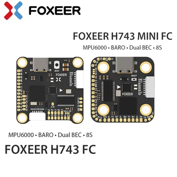 Foxeer H743 4 ~ 8S MPU6000 Гироскоп DPS310 Барометр Двойной BEC Контроллер Полета BetaFlight DJI/ HDZero/Type-C Разъем Для FPV Дрона БПЛА