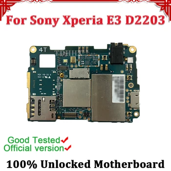 TDHHX Полностью Рабочий Оригинальный Разблокированный Для Sony Xperia E3 D2203 Материнская Плата Mainboard Logic Board Печатная Плата, Бесплатная Доставка