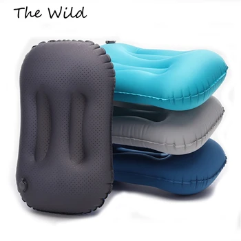 The Wild Портативная надувная подушка из полисетера Tpu для пеших прогулок, Мини-воздушная подушка для шеи для кемпинга на открытом воздухе, Деловая поездка, Сон, Отдых, Расслабление