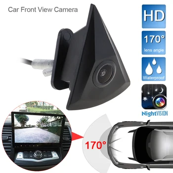 Автомобильная камера 420TVL, автомобильная передняя камера заднего вида, ночное видение с логотипом на 170 градусов, встроенная резервная парковочная камера для Volkswagen-