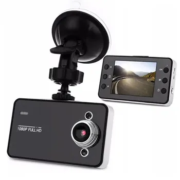 Автомобильная камера с ЖК-дисплеем, автомобильный видеорегистратор с черным ящиком, видеорегистратор для вождения Full HD 1080P, поддержка циклической записи/обнаружения движения