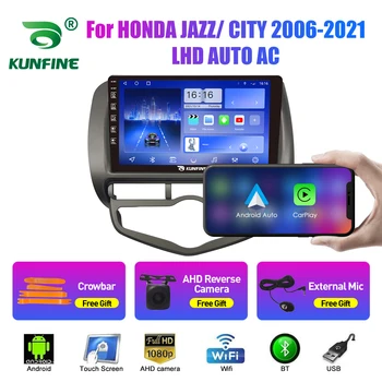 Автомобильное Радио Для HONDA JAZZ/CITY 06-21 2Din Android Восьмиядерный Автомобильный Стерео DVD GPS Навигационный Плеер Мультимедиа Android Auto Carplay
