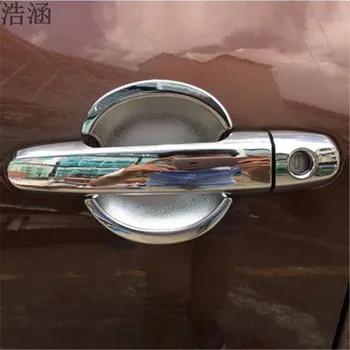 Автомобильный стайлинг Для Toyota RAV4 2014-2019 ABS Хромированная Дверная ручка Чаша Дверная ручка Защитное покрытие Отделка крышки