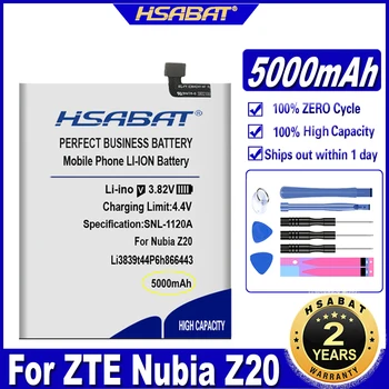 Аккумулятор HSABAT LI3839T44P6H866443 емкостью 5000 мАч для аккумуляторов ZTE Nubia Z20 NX627J