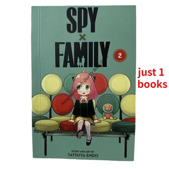 Английская версия SPY × FAMILY Volume 2 Шпионские Английские книги Комиксы Японская манга Комиксы Английская манга