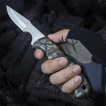 Бесплатная доставка Новый фиксированный нож с острыми краями для кемпинга и охоты, тактический нож для выживания с АБС-ручкой, уличный инструмент