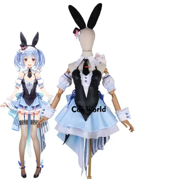Виртуальный Ютубер Vtuber Hololive Usada Pekora Униформа для девочек-кроликов Аниме Костюмы для косплея