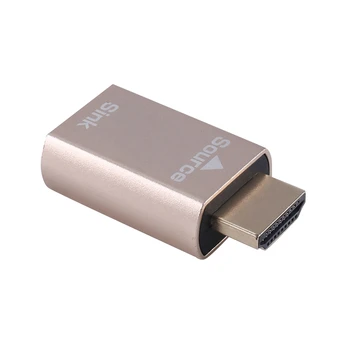 Виртуальный адаптер KVM HDMI2.0, совместимый с HDMI, EDID DDC-фиктивный разъем для HDMI-совместимого эмулятора