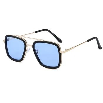 Высококачественные солнцезащитные очки для рыбалки Tony Stark, квадратные очки для спортивной рыбалки на открытом воздухе, мужские очки-пауки, спортивные солнцезащитные очки