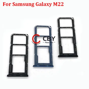 Держатель лотка для sim-карт Samsung Galaxy M22 M23 M32 M33 M51 M62 Держатель слота для SIM-карт Разъем адаптера Запасные части