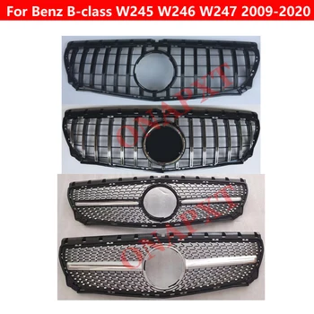 Для Mercedes-Benz B-class W245 W246 W247 B180 B200 B260 Автомобильная ABS Передняя Центральная Решетка GT Вертикальная Планка Средней Решетки 2009-2020