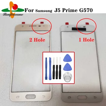 Для Samsung Galaxy J5 Prime G570 G570F G570DS G570Y Замена Передней панели Сенсорного экрана ЖК-дисплея и Внешней панели Объектива