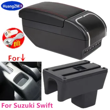 Для Suzuki Swift Коробка для подлокотников для Suzuki Swift 2005-2023 Автомобильные аксессуары для подлокотников, Коробка для хранения в салоне, Детали для модернизации