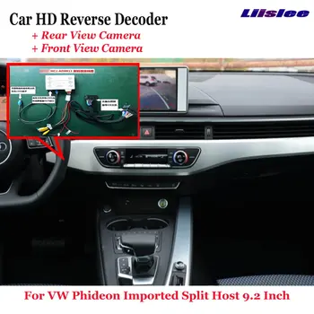 Для Volkswagen VW Phaeton GP4 2015-2022 2023 Автомобильный видеорегистратор Фронтальная камера заднего вида декодер обратного изображения Оригинальное обновление экрана