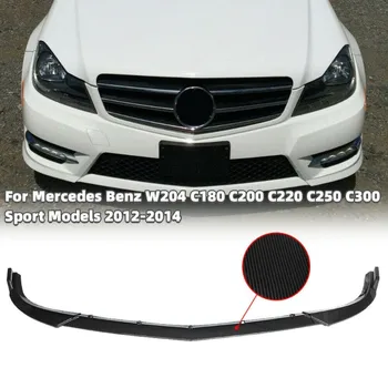 Защита спойлера переднего бампера автомобиля для Mercedes Benz W204 C200 C250 C300 Sport 2012-2014