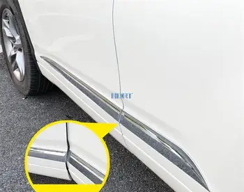 Защитные Аксессуары для стайлинга автомобилей Toyota Highlander 2015-2018, накладка на молдинг боковой двери, наклейка на молдинг кузова