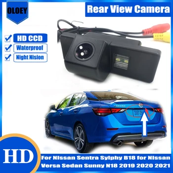 Камера заднего вида Для Nissan Sentra Sylphy B18 для Nissan Versa Седан Sunny N18 2019 2020 2021 Парковочная Камера Ночного Видения Заднего Вида