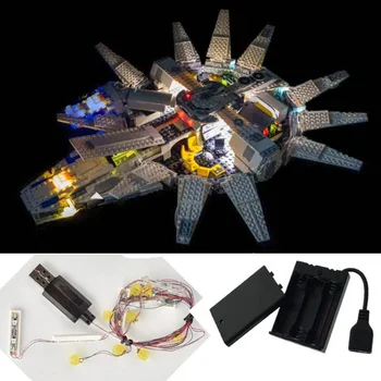 Комплект USB-подсветки для LEGO Star War (75212) Falcon Millennium Bricks-В комплект не входит модель Lego