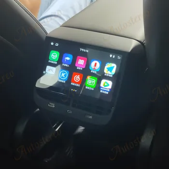 Кондиционер Задней Зоны Для Tesla Model 3 Model Y Панель Переменного Тока Виртуальный Задний Ряд Сидений Кокпит ЖК-Спидометр Автомобиля Android Экран