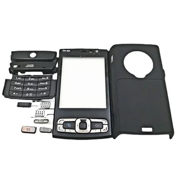 Корпус Передняя Лицевая Панель Рамка Чехол + Задняя Крышка / Крышка Батарейного Отсека + Запчасти для Ремонта английской Клавиатуры для Nokia N95 8G