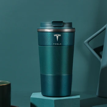 Кофейный термос из нержавеющей стали для Tesla Model 3 Модель X S Y Термокружка с вакуумной изоляцией Чашка для чая Походная портативная