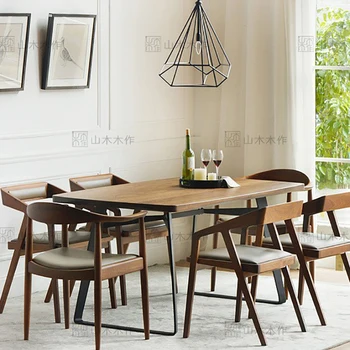 Креативный минималистичный Деревянный стул для гостиной в скандинавском стиле, Офисные Удобные Дизайнерские стулья для столовой, современная мебель для взрослых Mueblesa