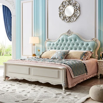 Мебель для спальни В Европейском стиле, Простая кровать Принцессы