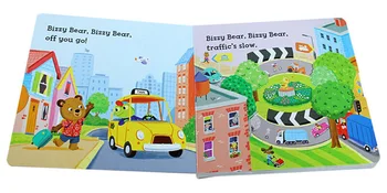 Мишка Биззи, вперед! Детские книги для детей 3, 4, 5, 6 лет, английская книжка с картинками, 9780763659004