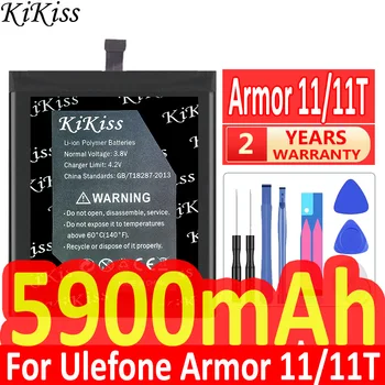 Мощный аккумулятор KiKiss емкостью 5900 мАч для Ulefone Armor 11 /11T Armor11 Armor11T