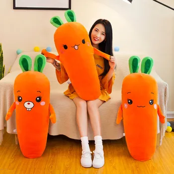 Надежные плюшевые морковные плюшевые игрушки, мягкие креативные овощные игрушки 23,6 дюйма, плюшевый пингвин Gentoo
