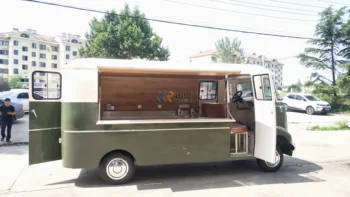 Новый Дизайн Большой Фургон Быстрого Питания HY Food Truck Camper Car Street Mobile Food Cart для американского Фургона с Полностью Оборудованным рестораном