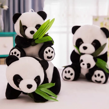 Новый Милый мишка панда 9-16 см, плюшевая мягкая игрушка, кукла, Животные, Игрушка-подушка, мультяшные куклы Каваи, подарки для детей