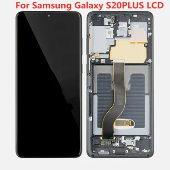 Оригинал для Samsung Galaxy S20PLUS LCD G985, G985F с рамкой S20 PLUS LCD G985 дисплей сенсорный экран дигитайзер с черными точками