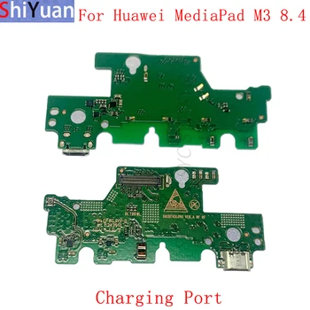 Оригинальный Huawei MediaPad M3 8.4 BTV-DL09 BTV-W09 USB Порт Для зарядки Гибкий Кабель Док-разъем Плата Быстрой Зарядки Микрофон