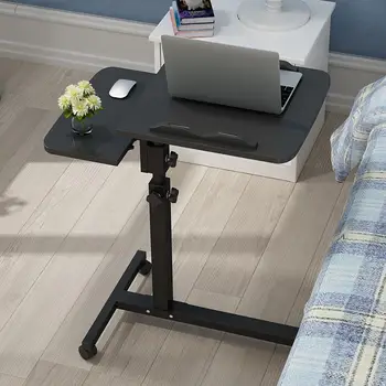 Портативный Регулируемый Складной компьютерный стол, Вращающийся стол для ноутбука, столик для кровати Можно поднять, Стоящий стол, Мебель для дома
