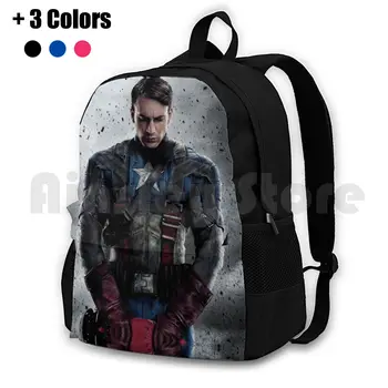 Походный рюкзак для верховой езды, спортивная сумка для скалолазания, щит Супергероев